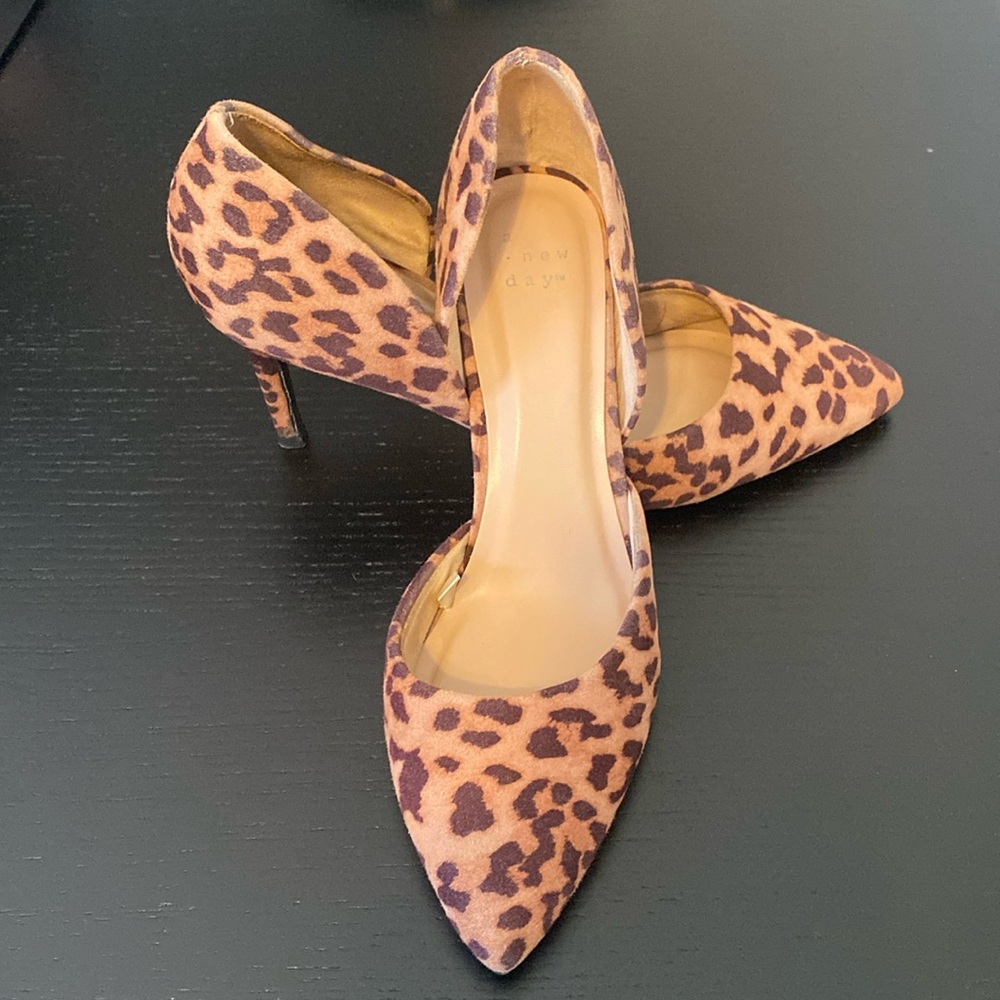 Cheetah print heels